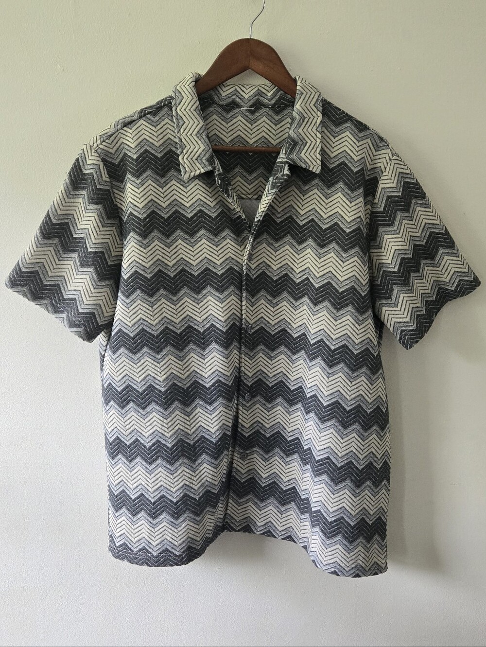 Men's Geometric Short Sleeve Shirt